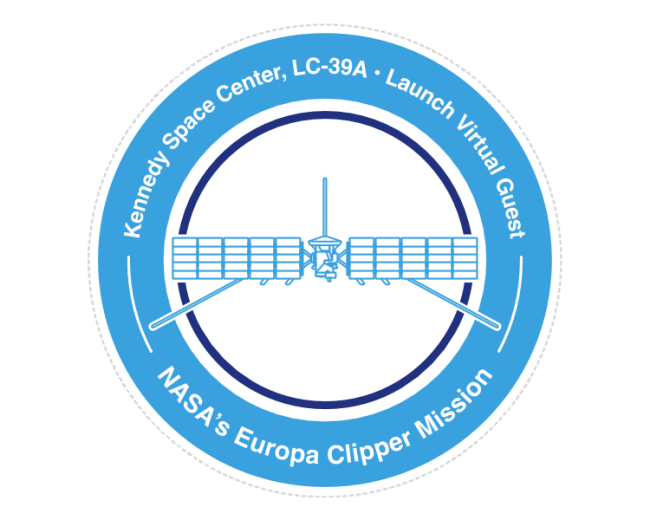 NASA Mission Stamp - NASA's Europa Clipper Mission